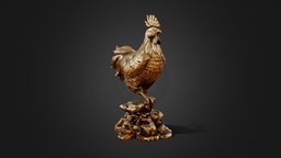 Rooster Sculpture