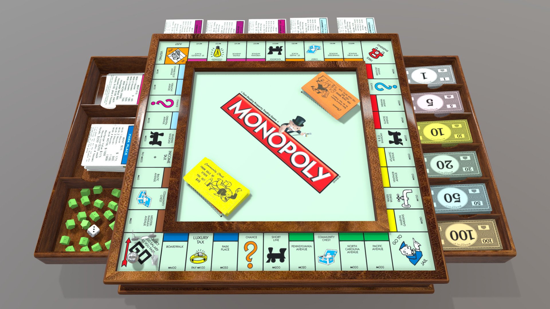 Classic Monopoly V2 3d model