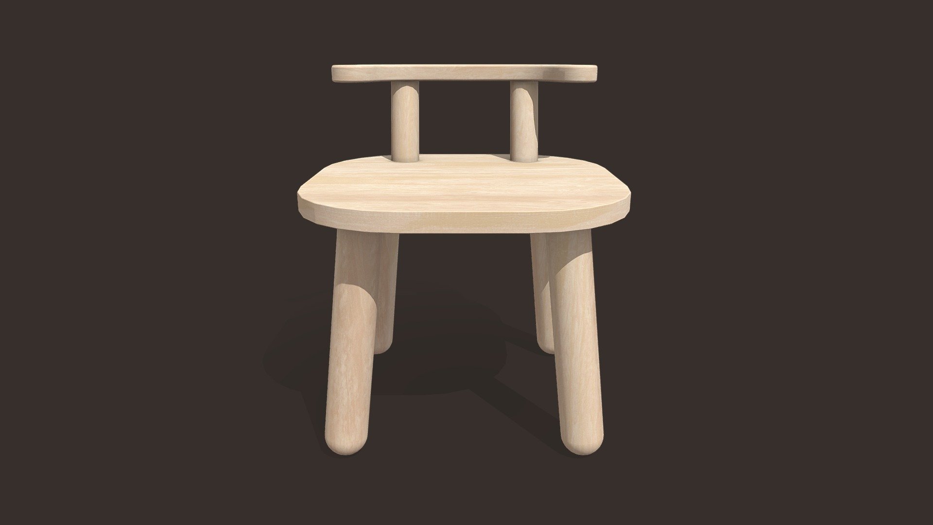 Children chair 3d model