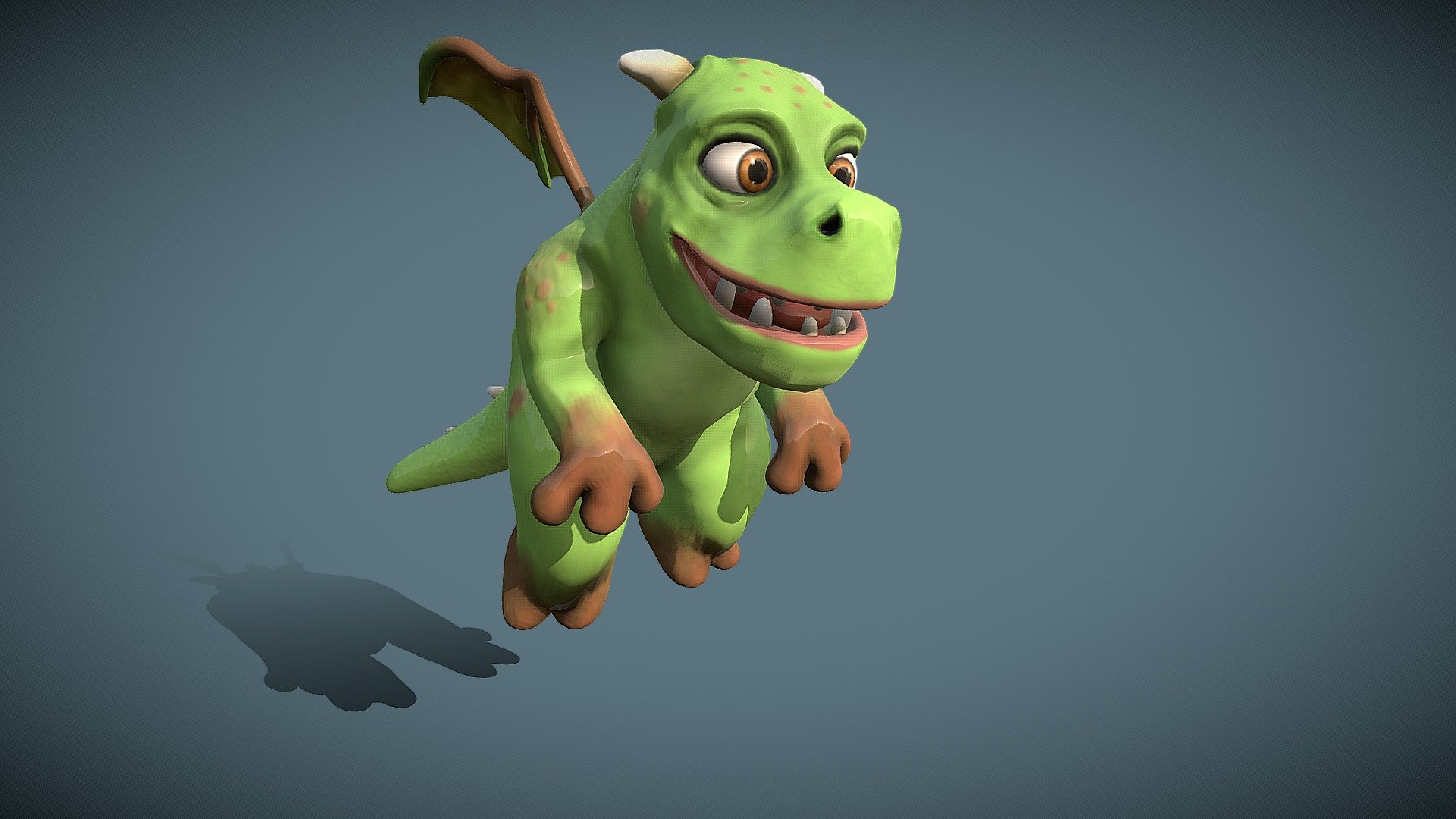 young dragon 3d model