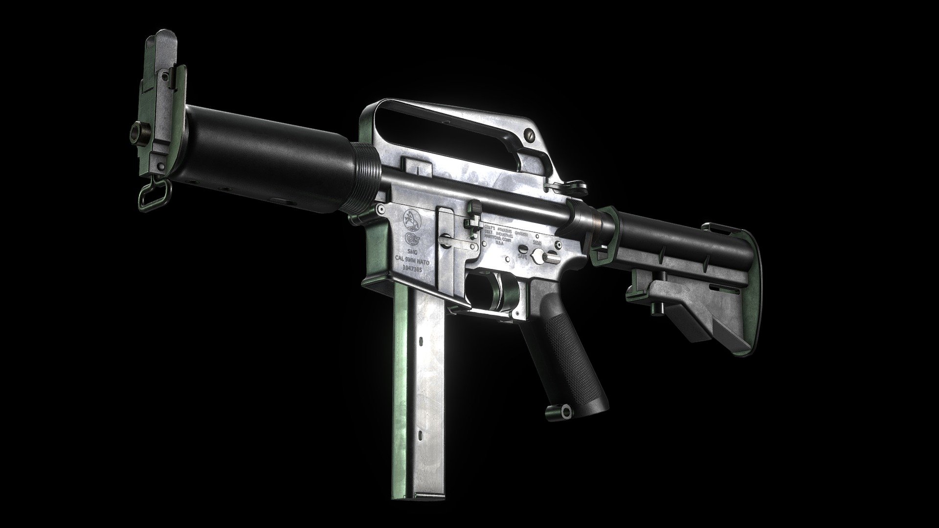 Colt 633/635 DOE 3d model