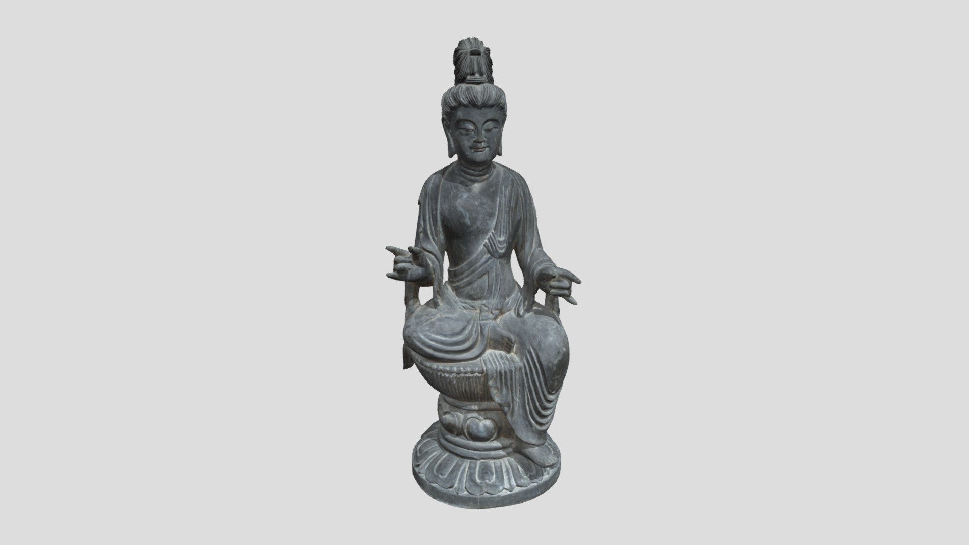 Buddha statue 3d model