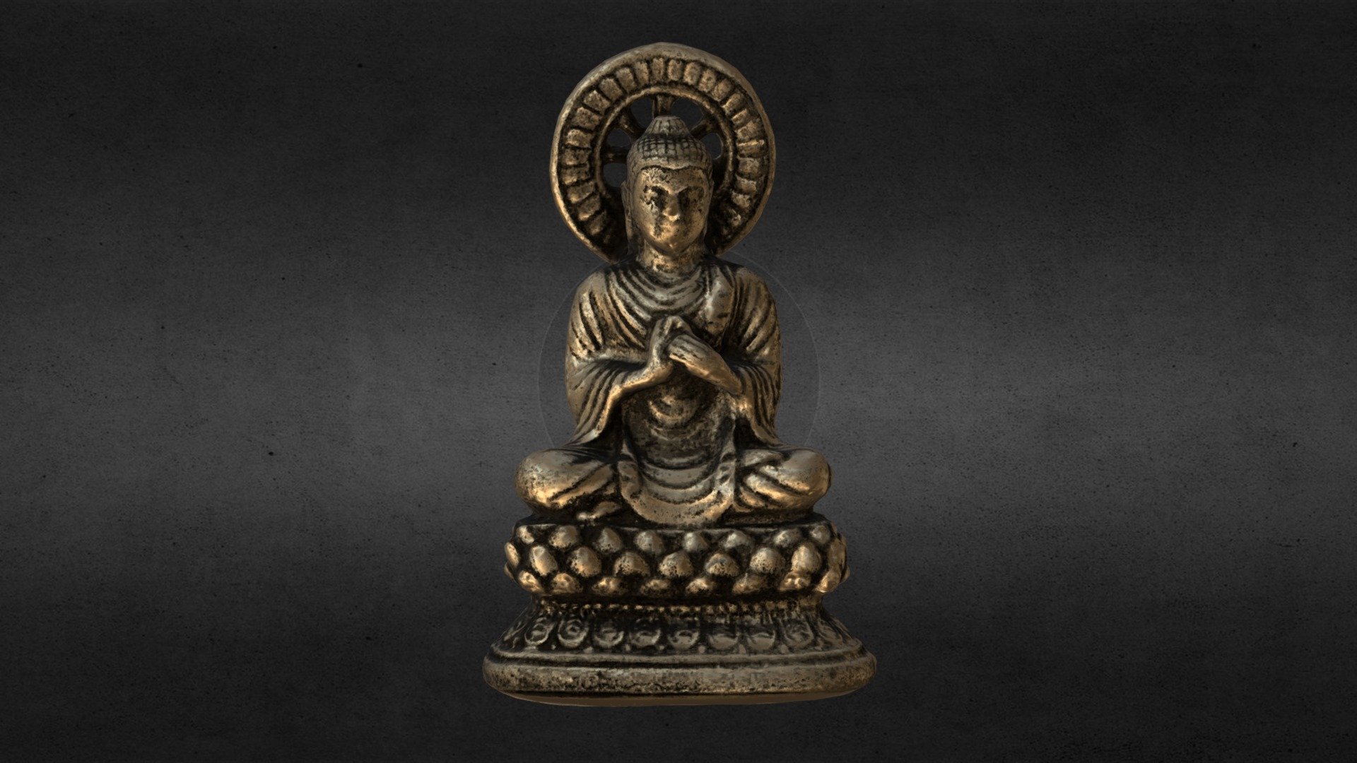 Buddha photogrammetry 3d model