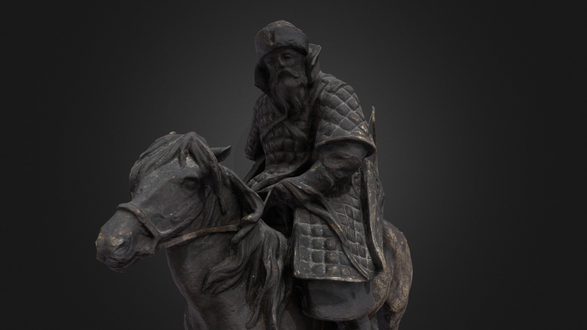 Horse rider test for job 3d model