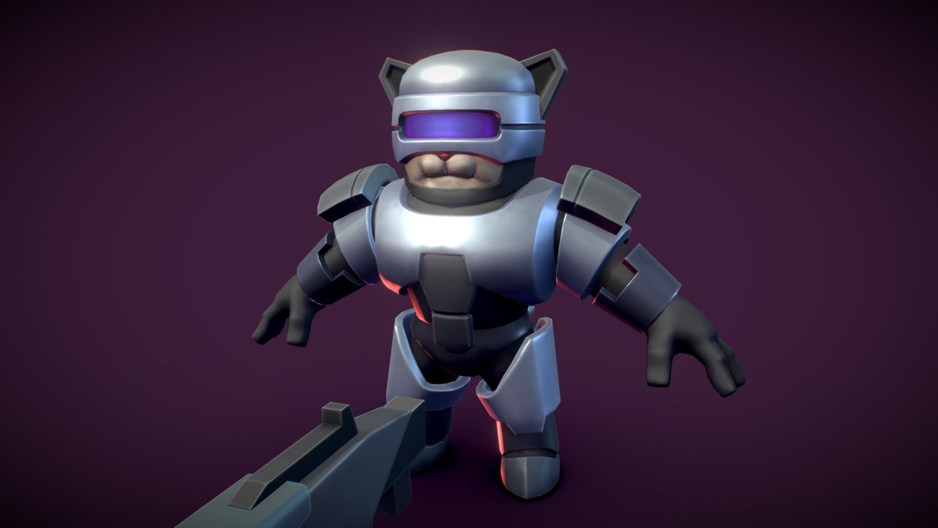 Cato Cop 3d model