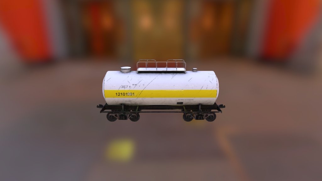 SM Rail Fuel Tank 3d model