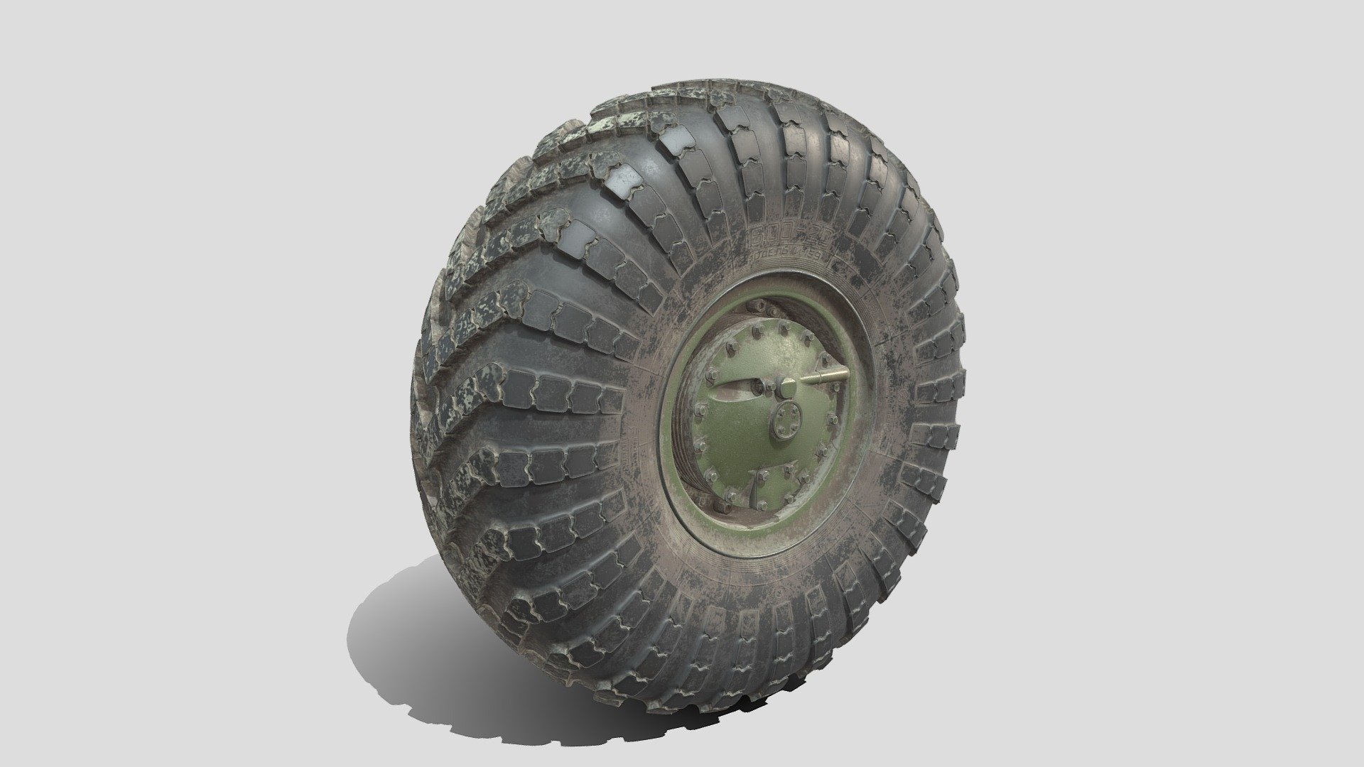 ZIL-135 B_Wheel 3d model