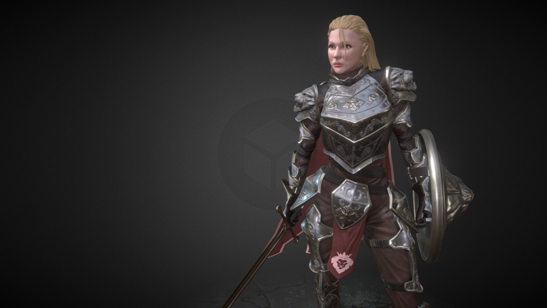 Chloe The Knight 3d model