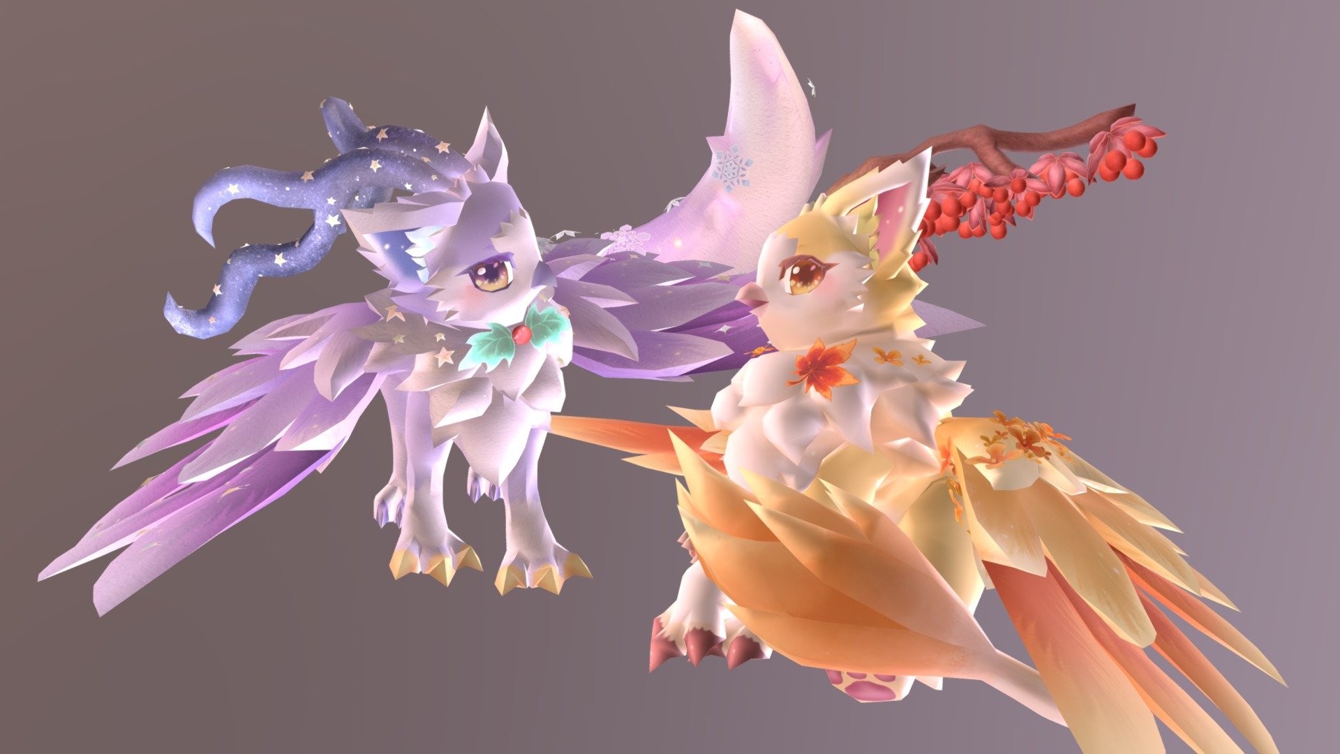 FourSeasonsGriffons Autumn＆Winter 3d model