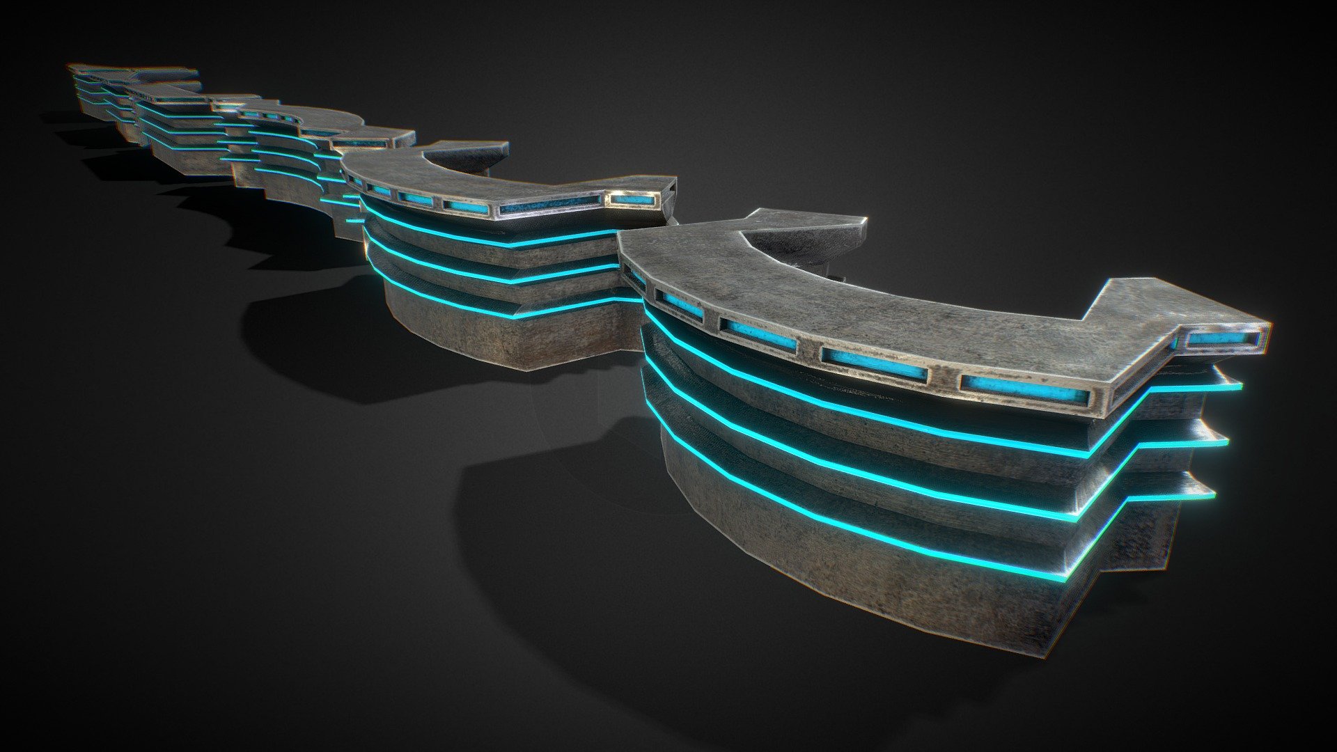 Bar 3d model