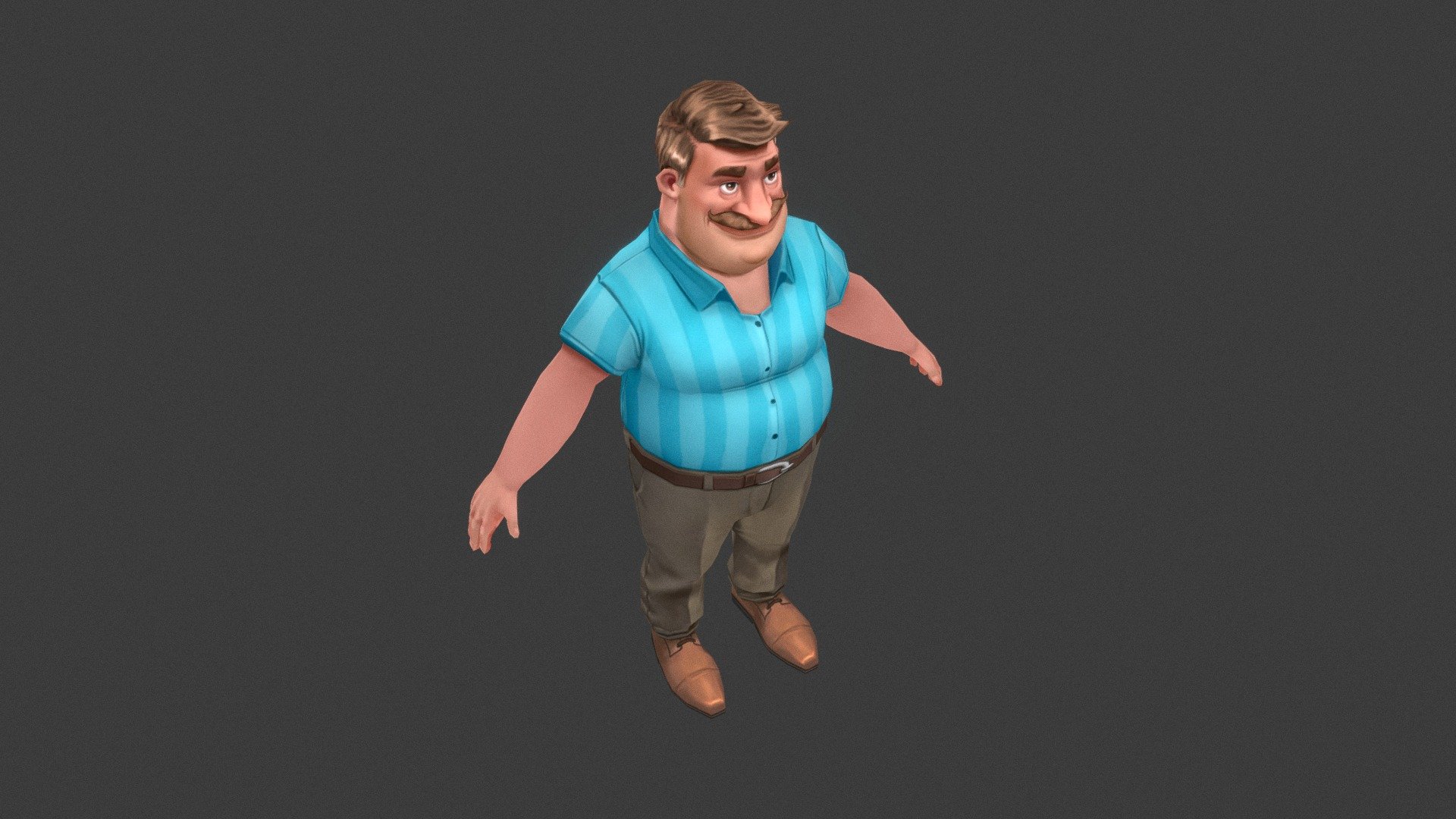 Male Character 3d model