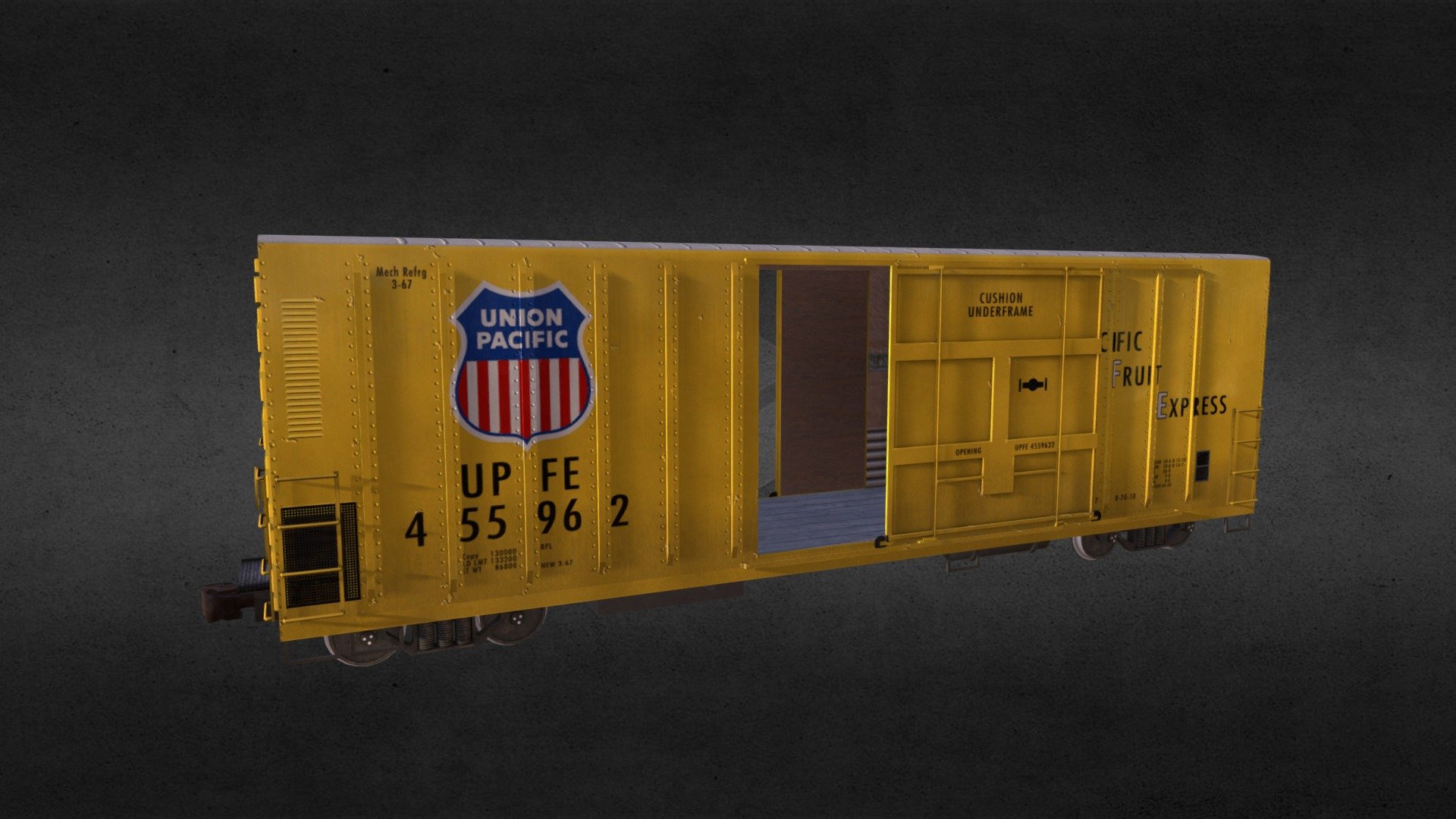 Reefer 50 Feet 3d model