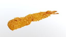 Fried Shrimp (3D scan)