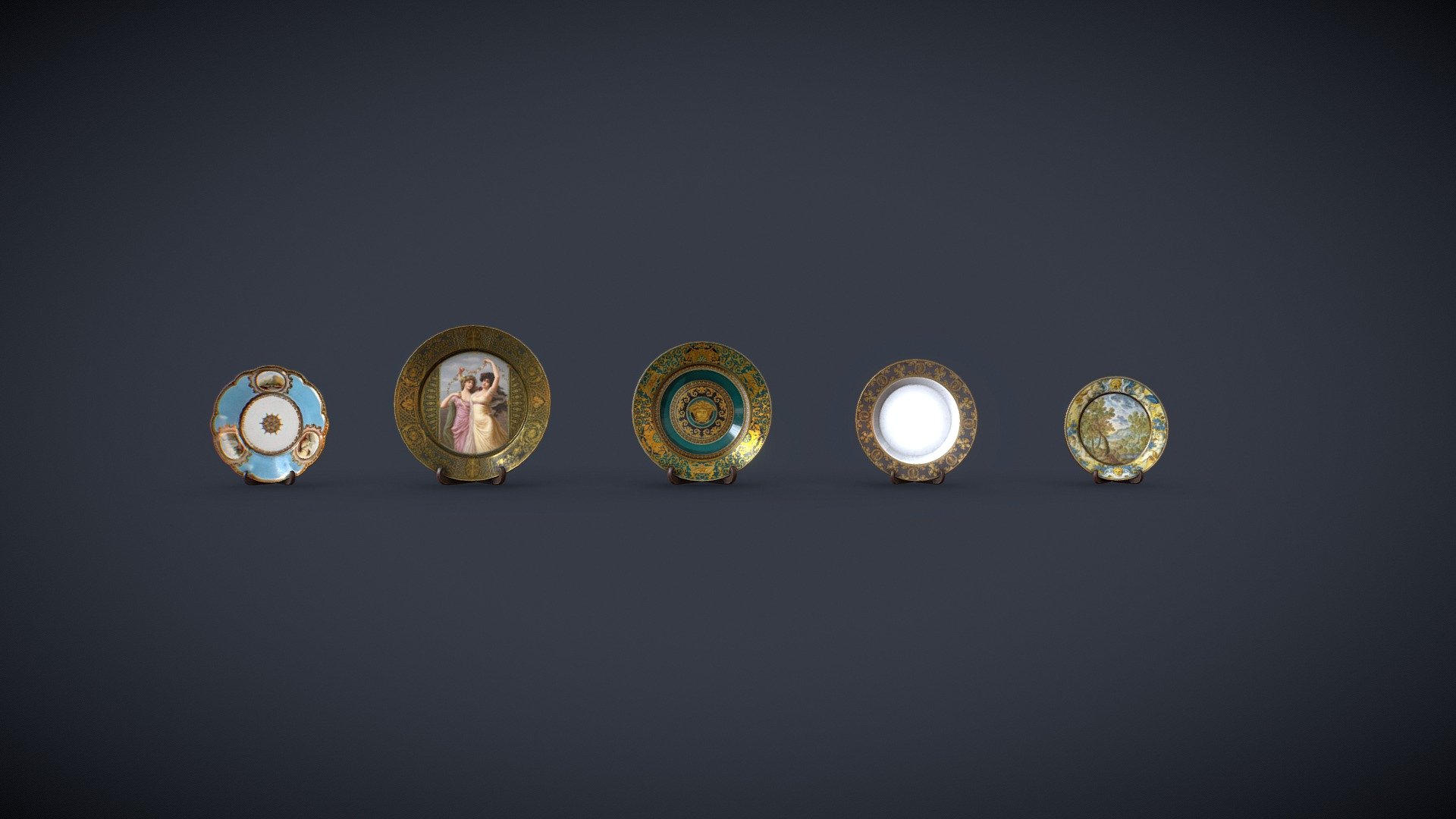 Decoratives_Plates 3d model