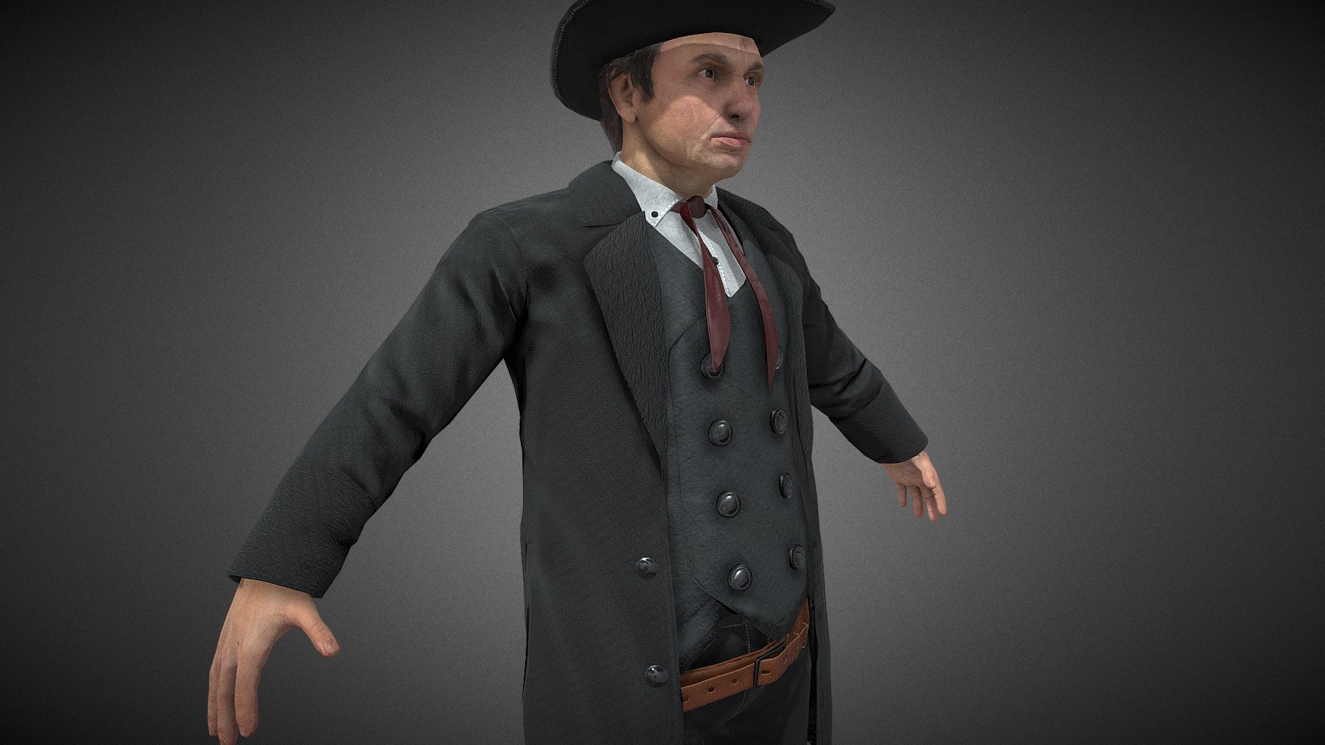 Cowboy Character 3d model