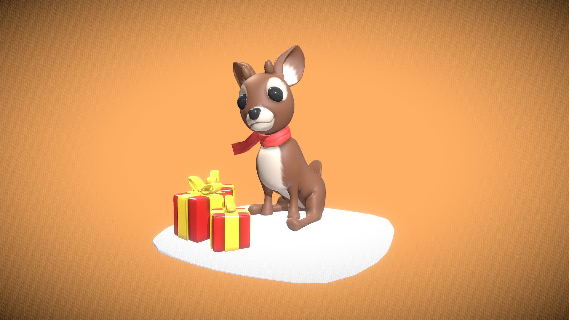 Reindeer 3d model