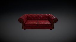 Vintage leather couch