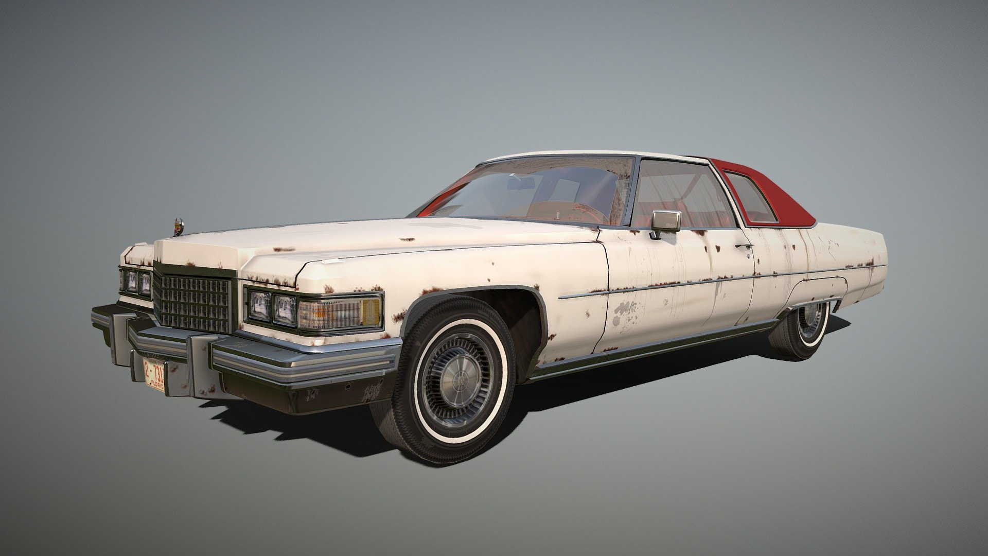 1976_Cadillac_Coupe 3d model