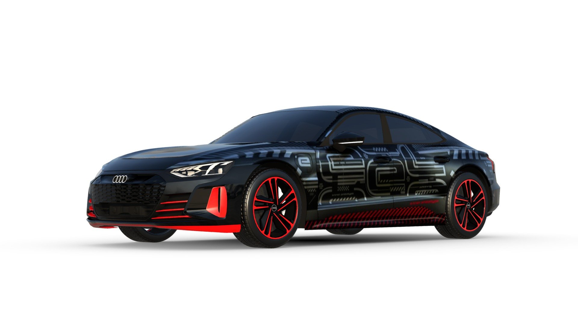 3d Model Audi RS E-tron GT (2) 3d model