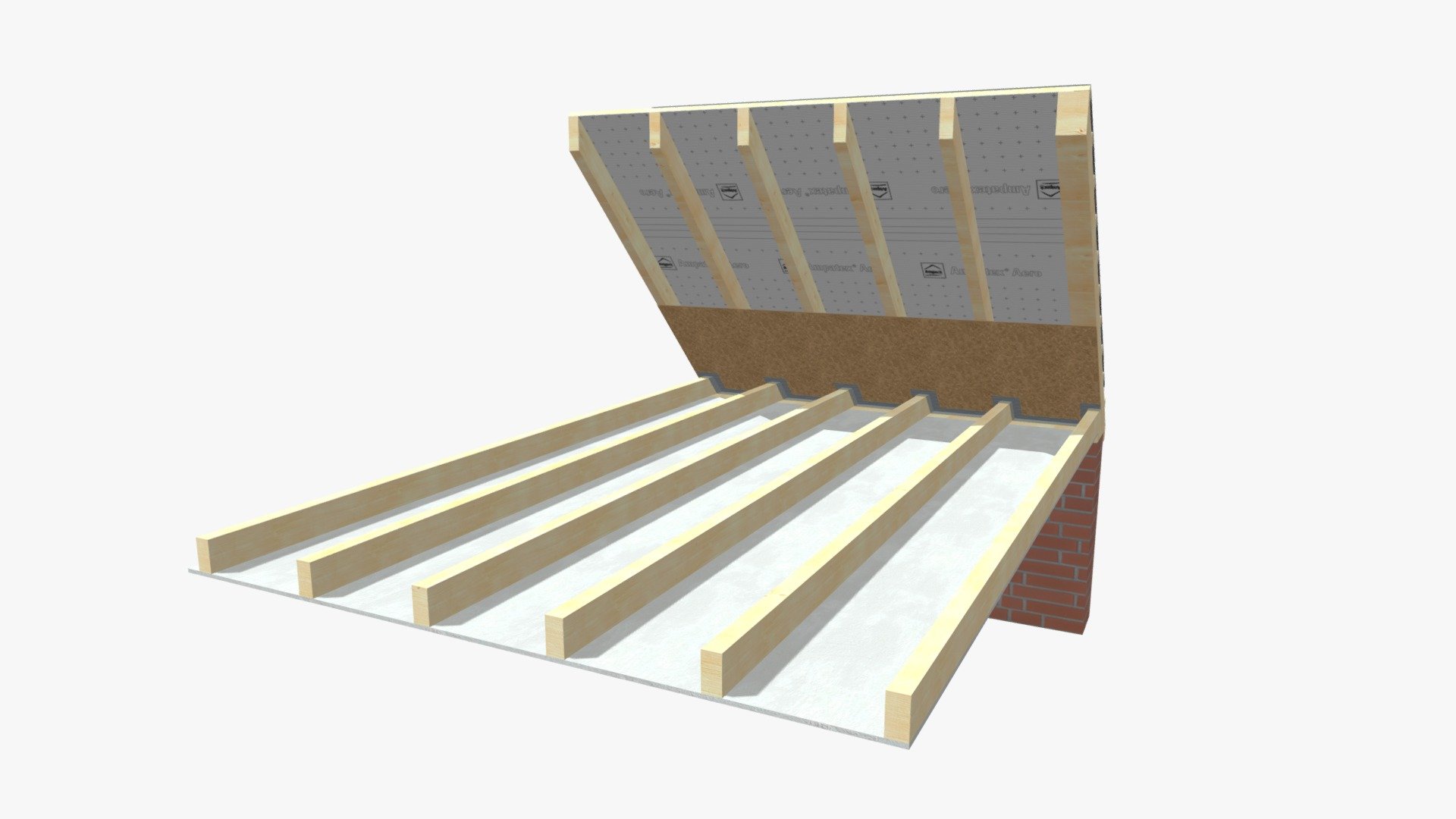 Loft Insulation 3d model