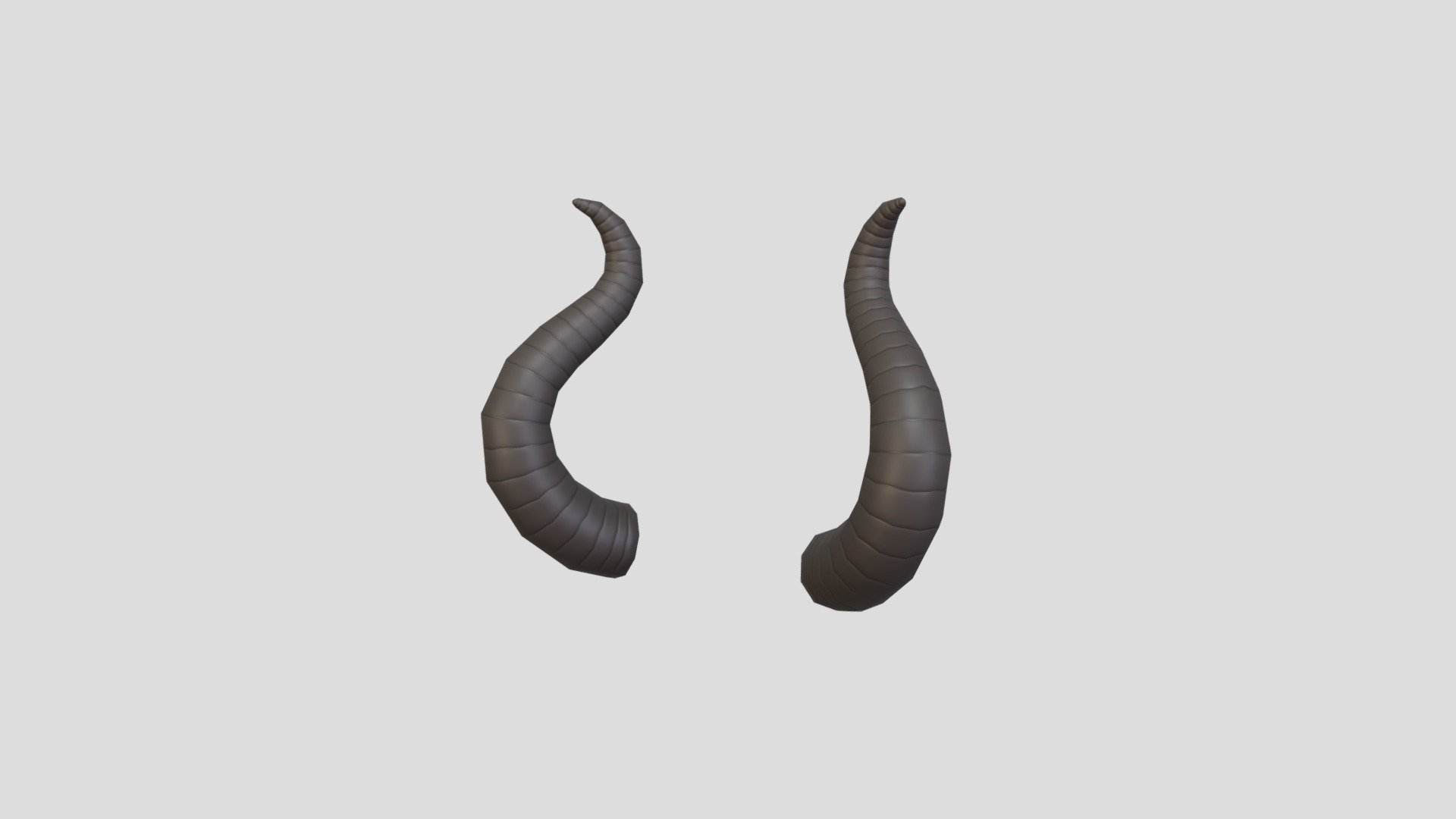 Satan Horn 2 3d model