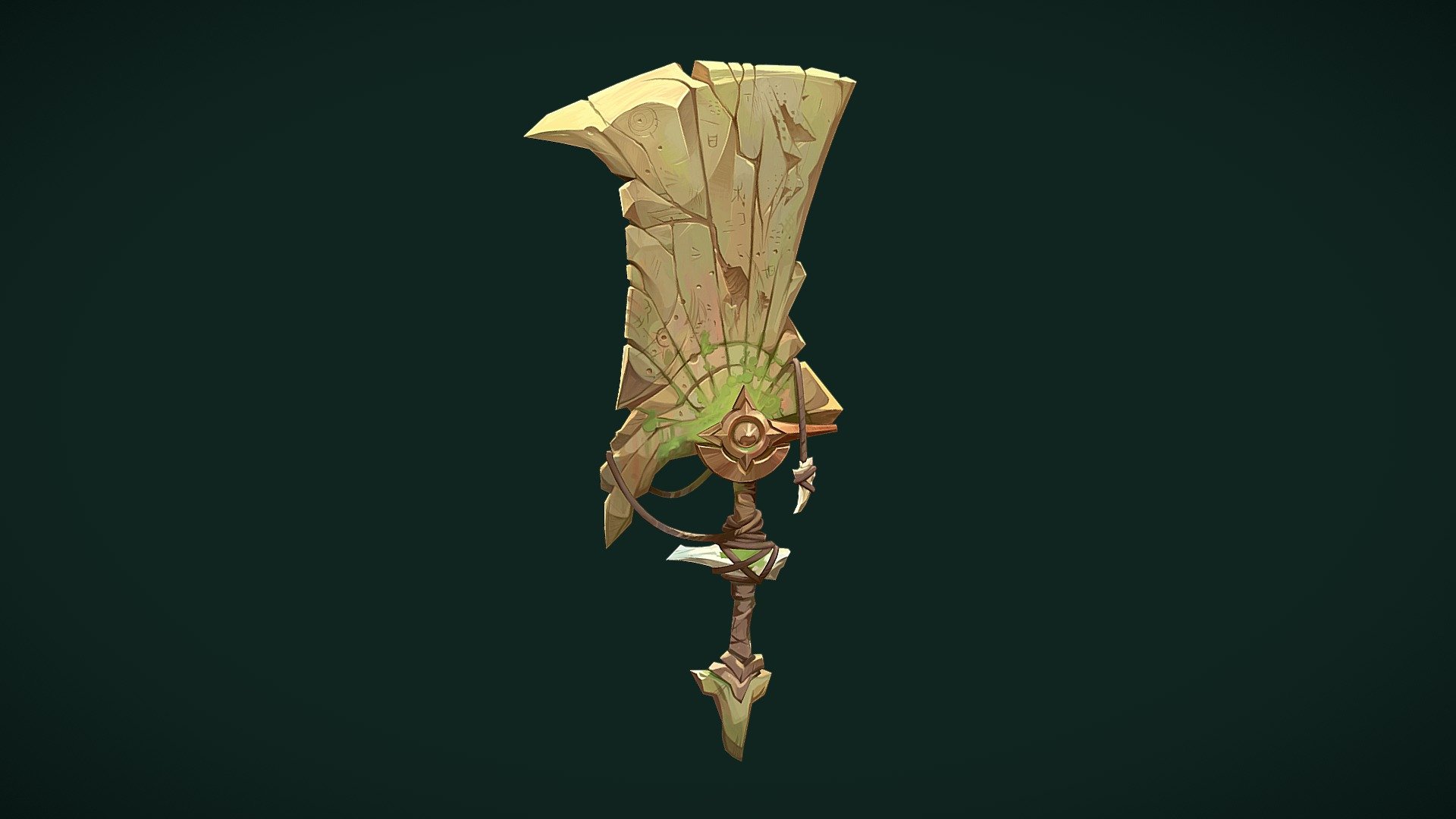 Handpainted Sword (Swordtember2023) 3d model