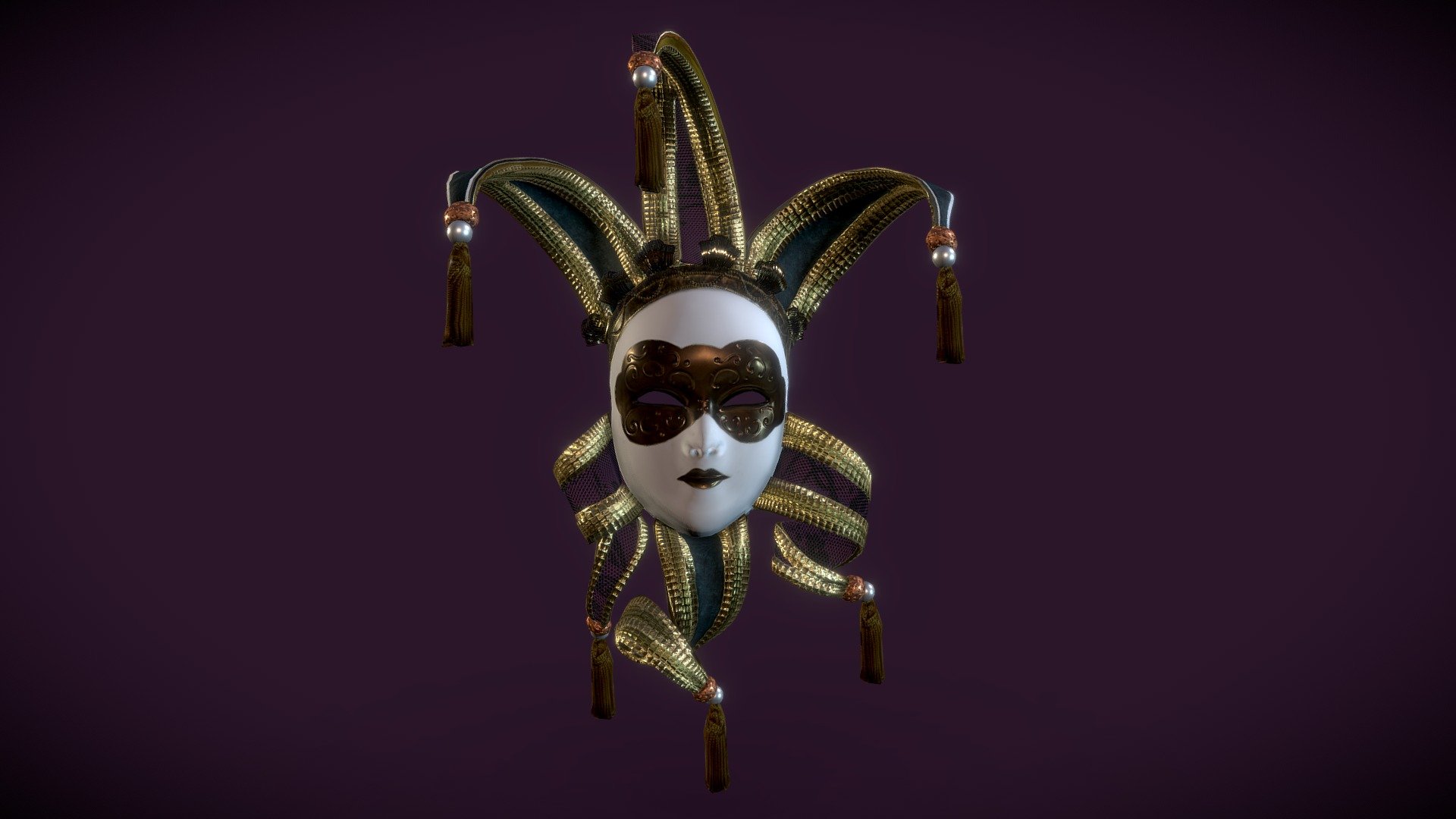 Venetian mask 3d model