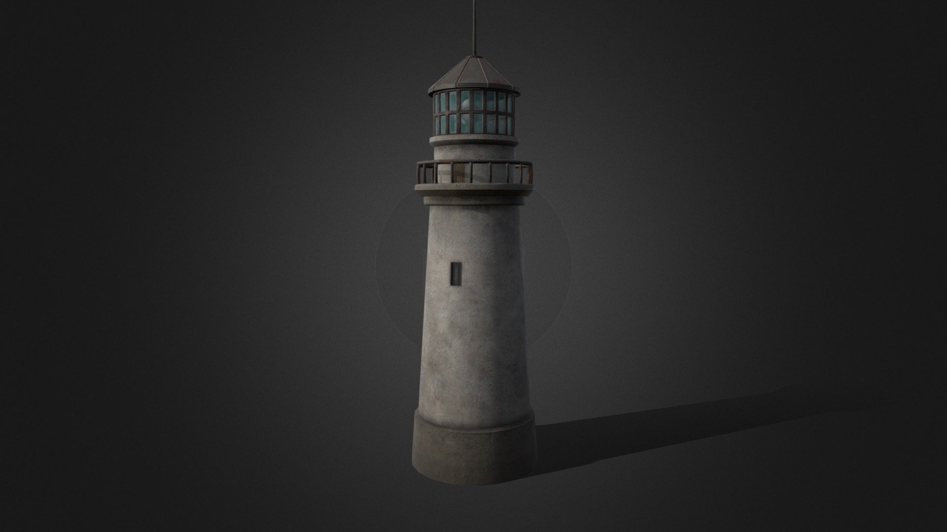 Old lighthouse 3d model