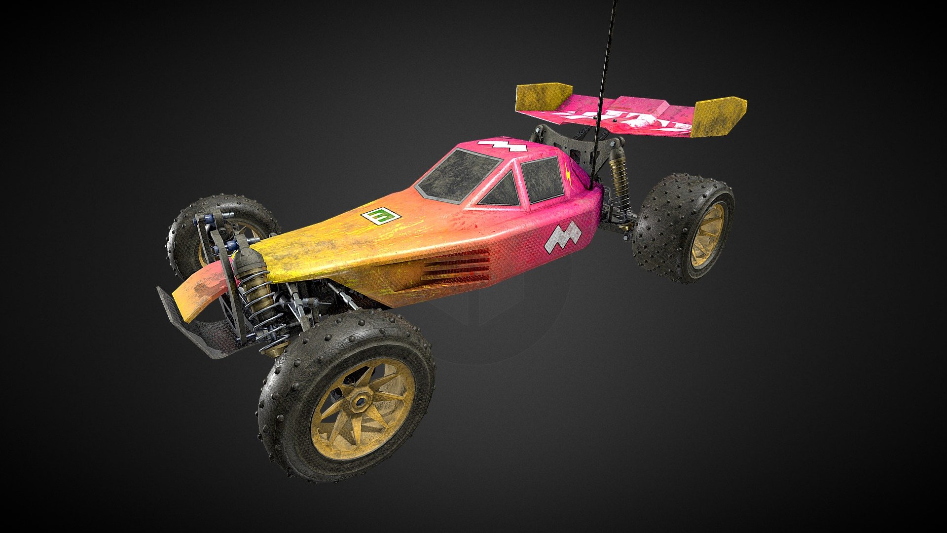 Re-volt Dusty mite (Dusty) 3d model