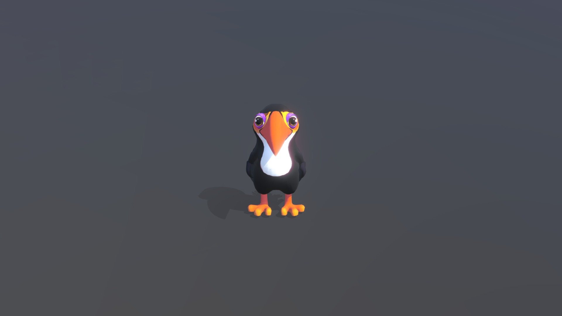 Bird Tucan 3d model