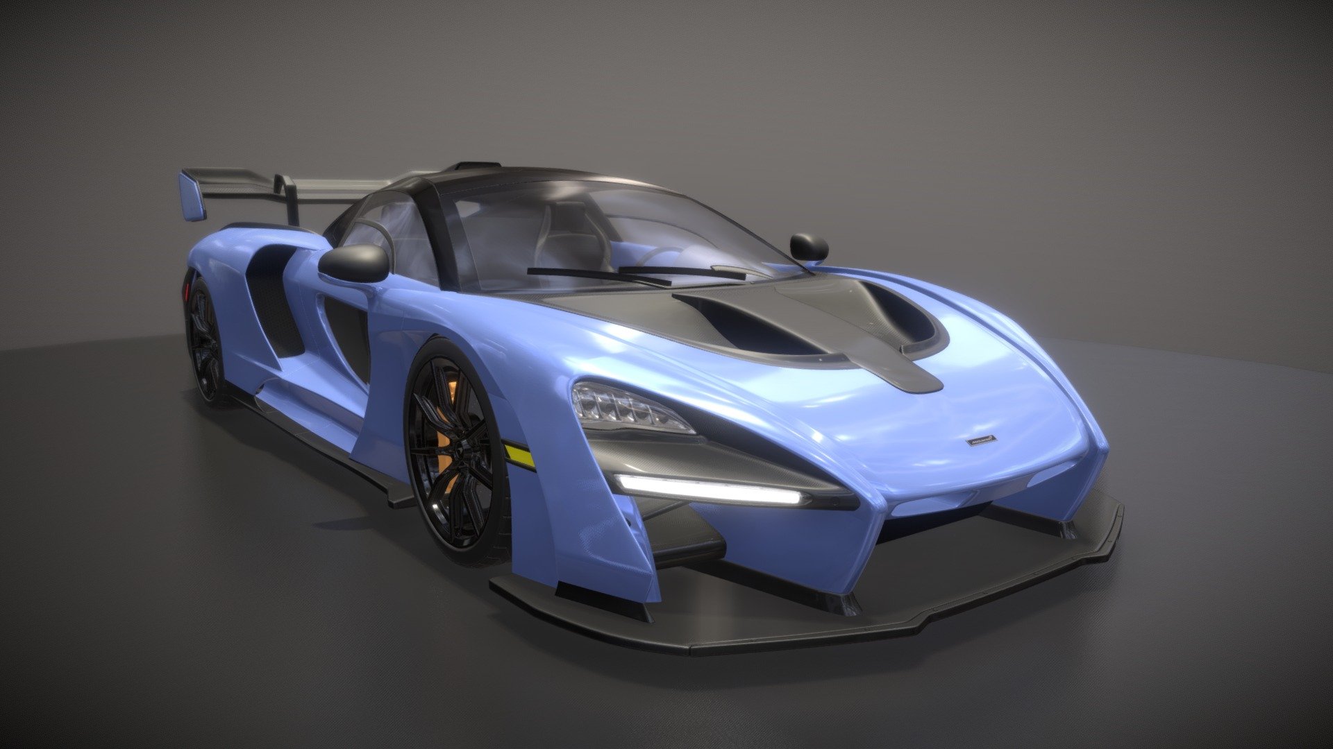 Car Mclaren Senna 3d model