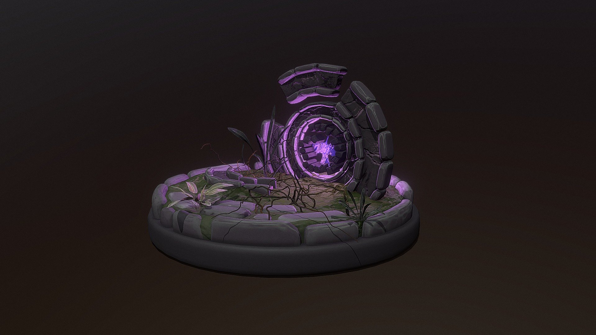 Magic portal 3d model