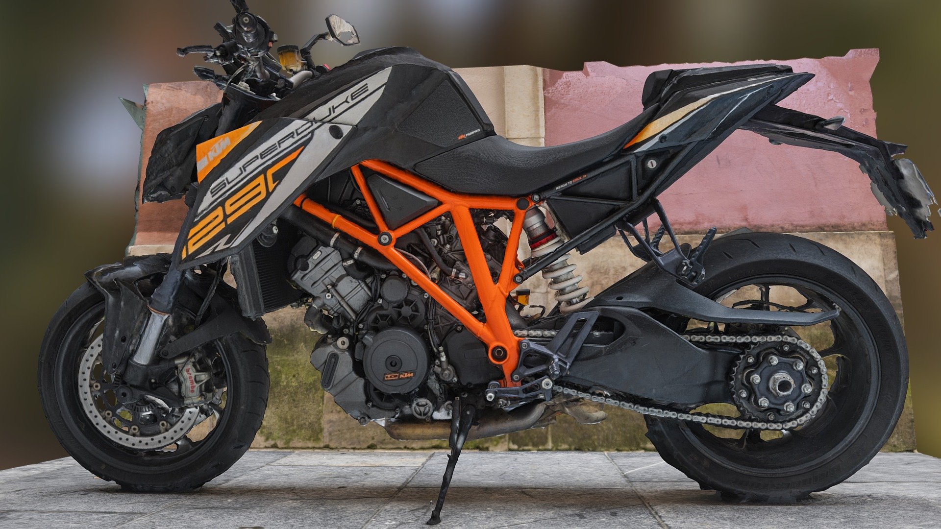 KTM Superduke 1290 raw scan 3d model