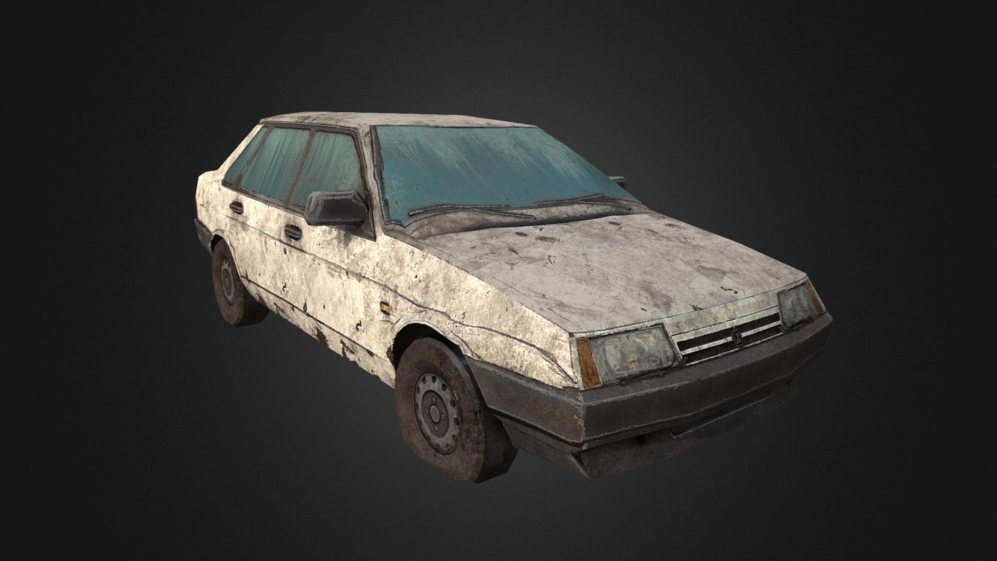 1991 VAZ 21099 3d model