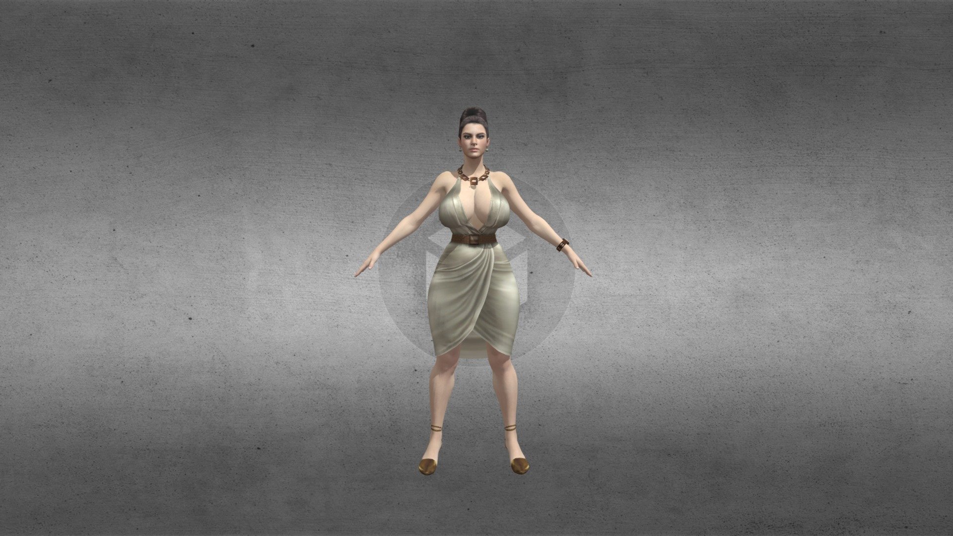 Excella Gionne 3d model