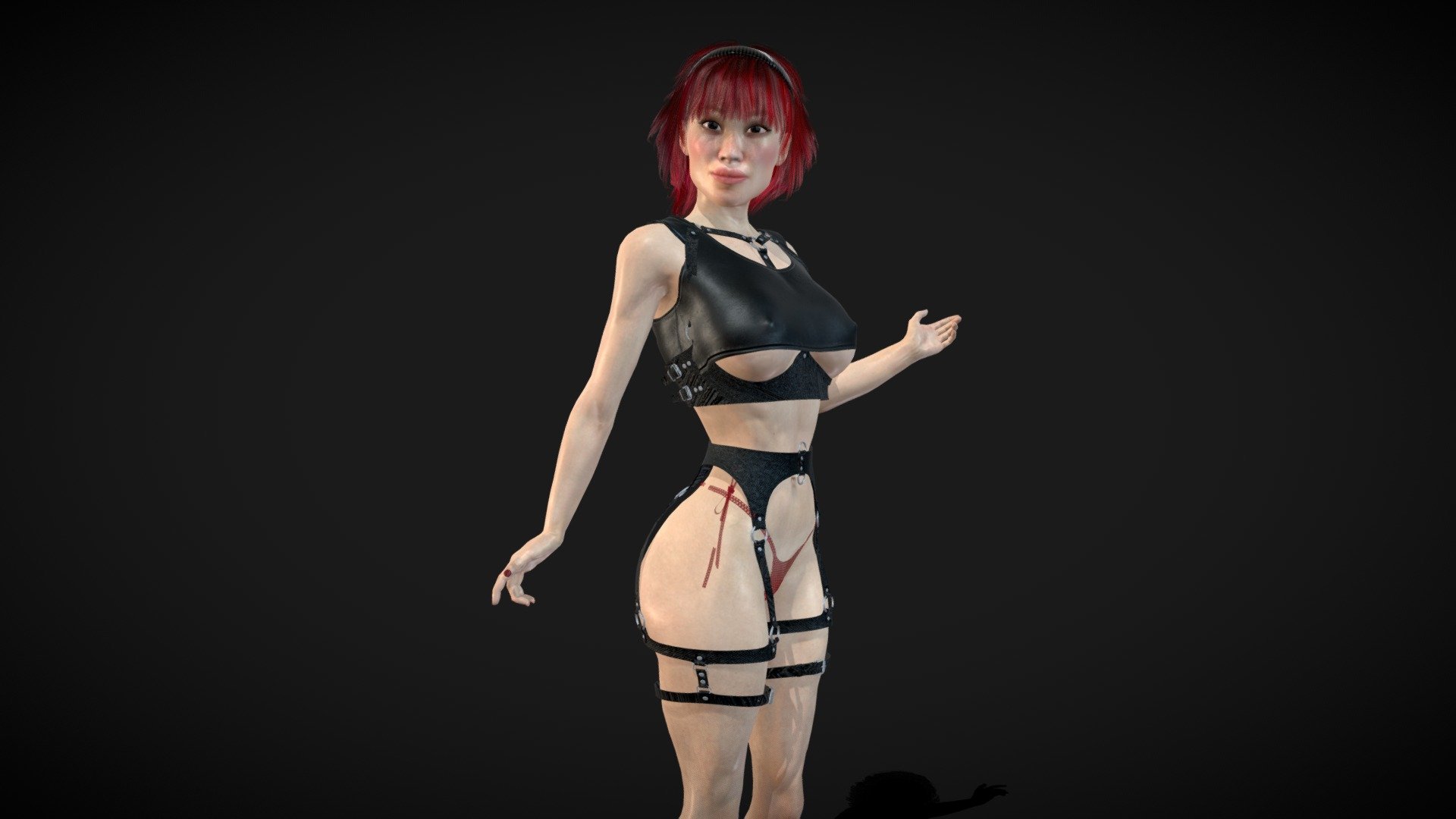 Girl 22 3d model