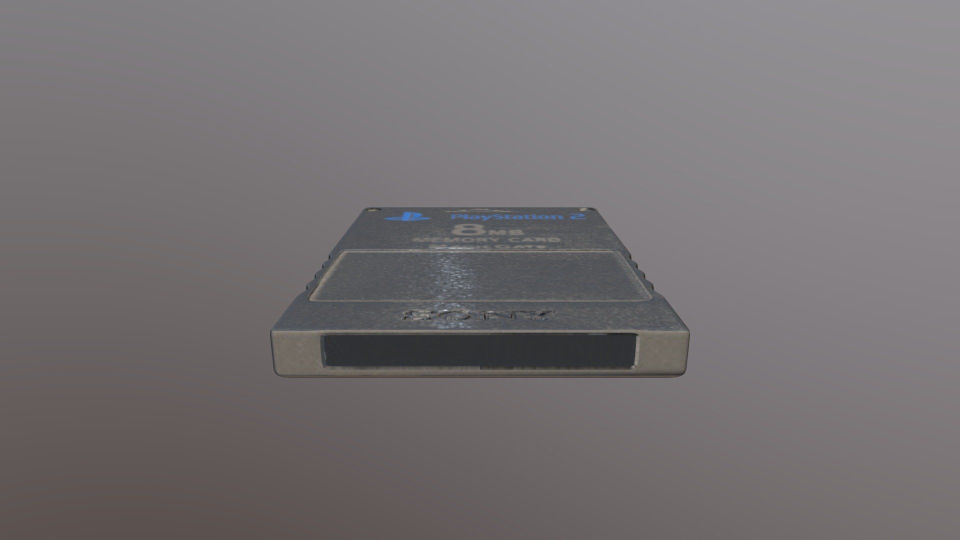 PLAYSTATION 2 MEMORY CARD 3d model