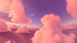 Stylized Cloudy Sky 011