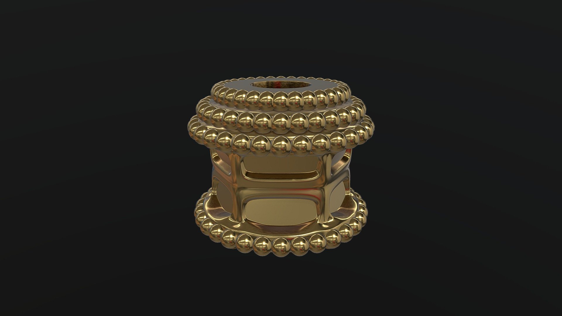 Hunnish Bead 3d model