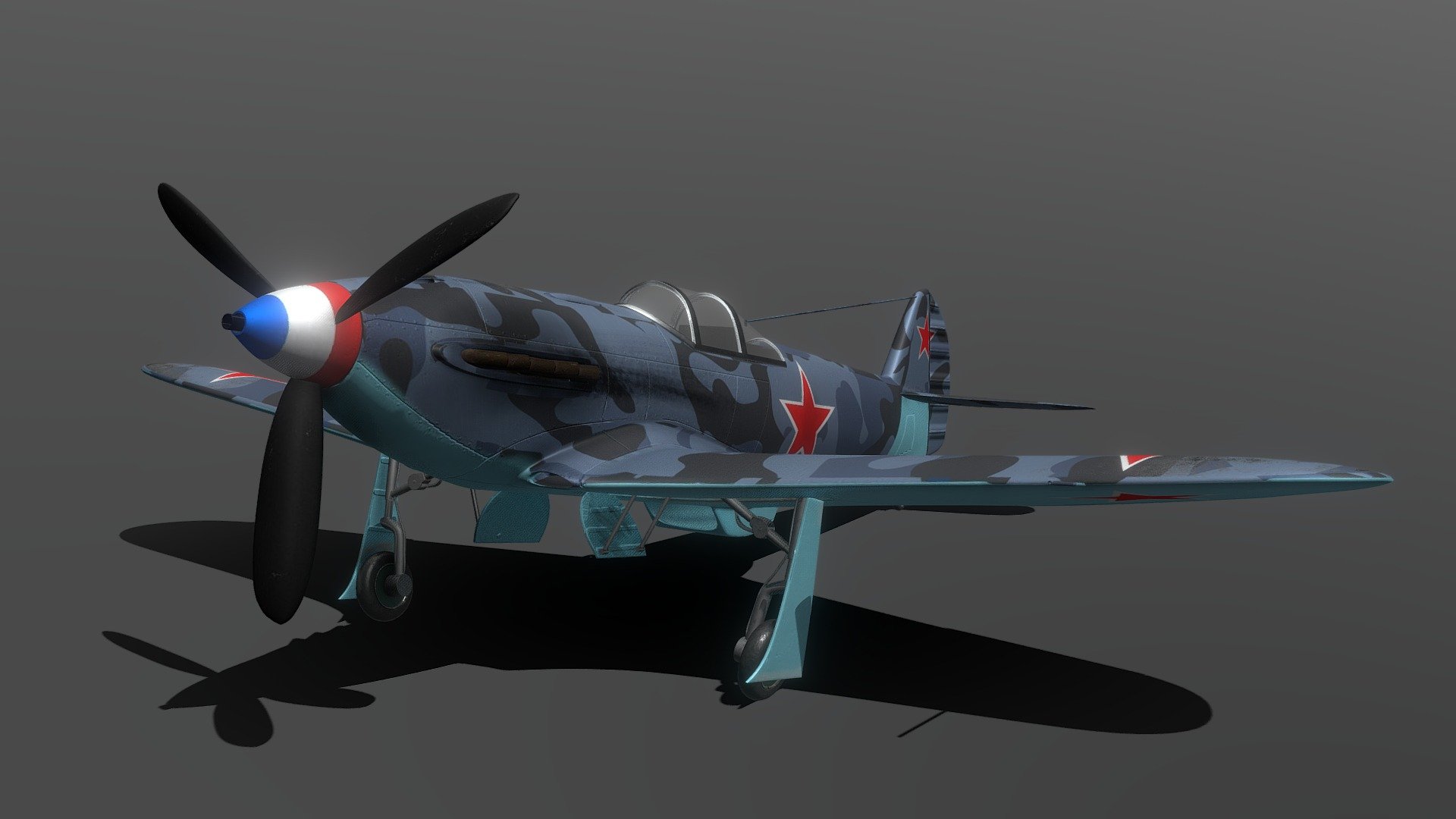 Yak 3 3d model