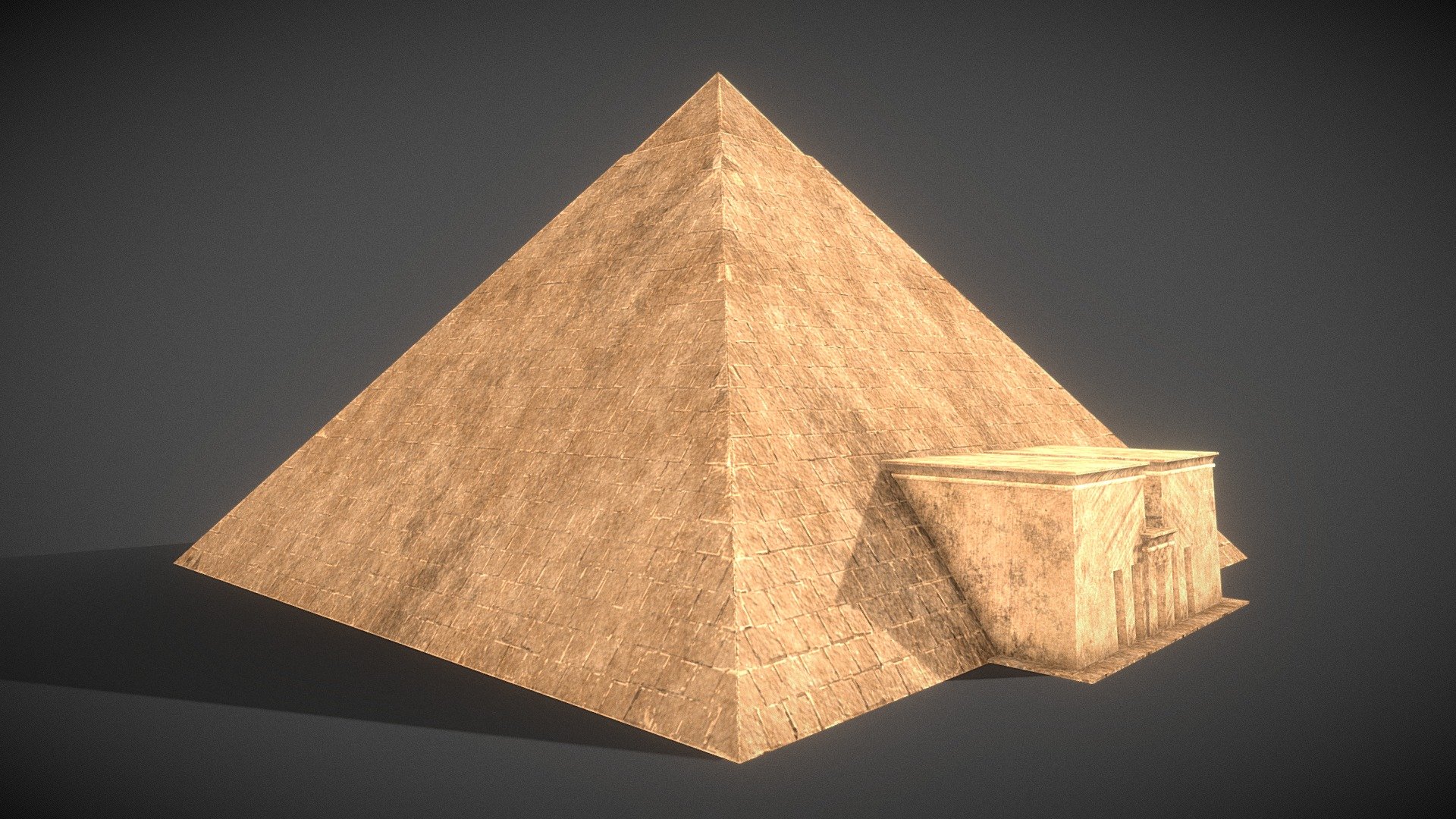 Egyptian Pyramid 3d model