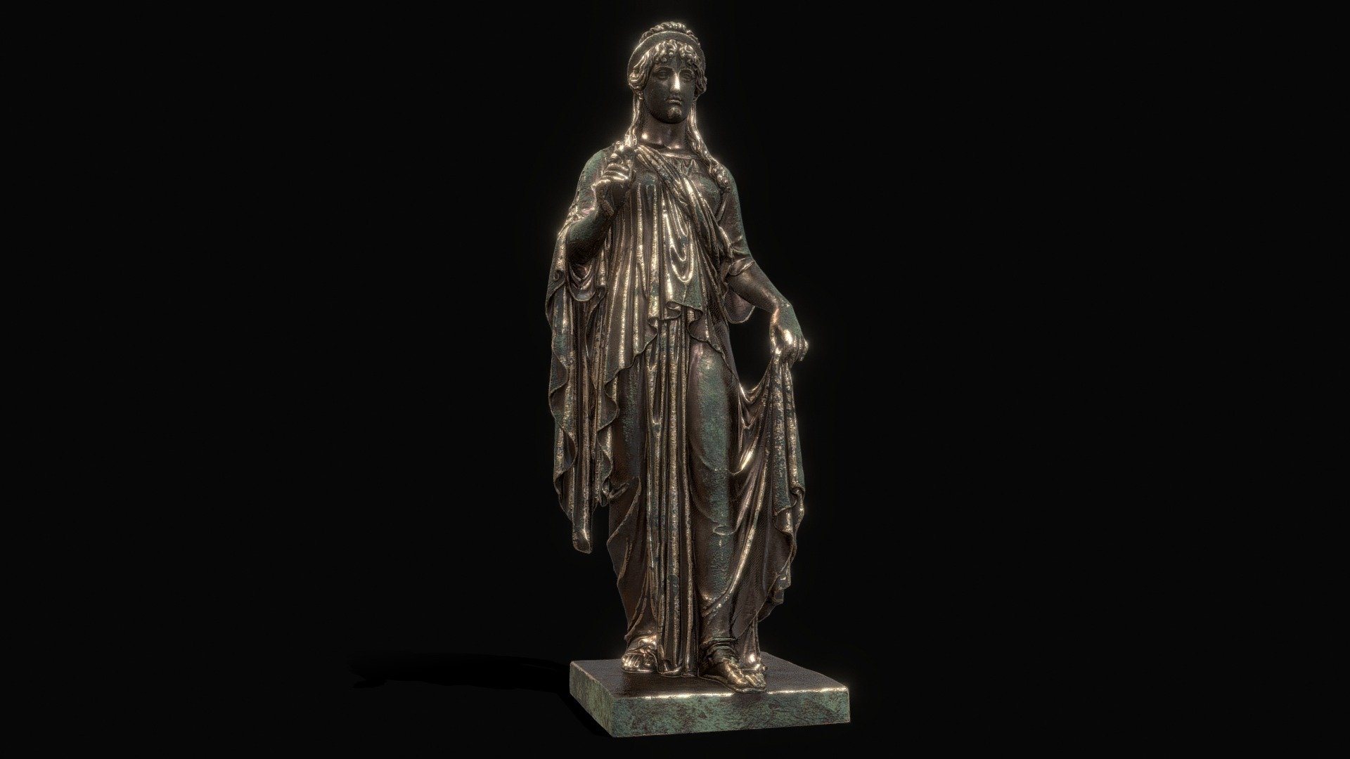 Goddess of Hope_bronze 3d model