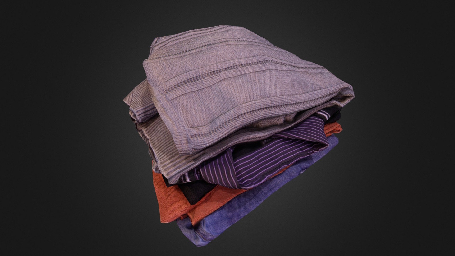 Clothes Pile 3d model