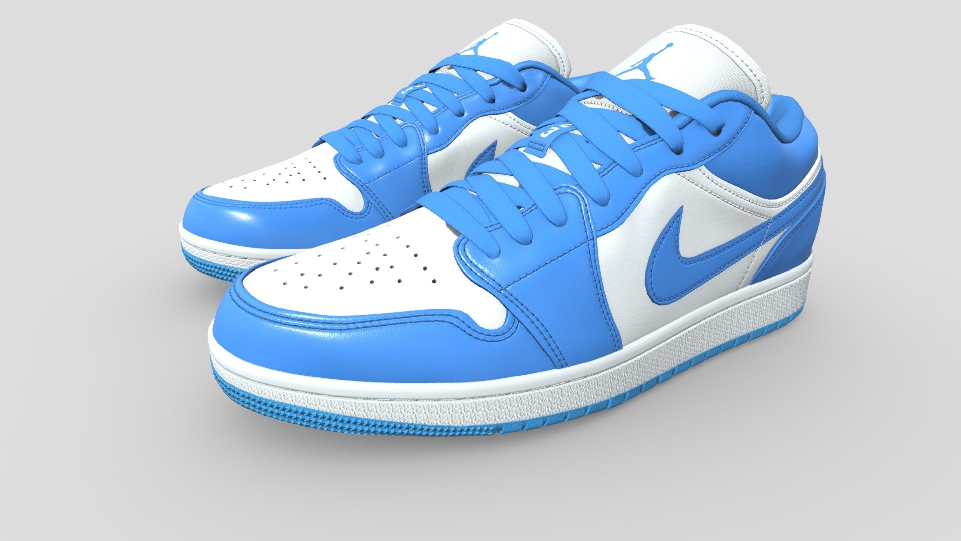 Jordan1 Low UNC PBR 3d model