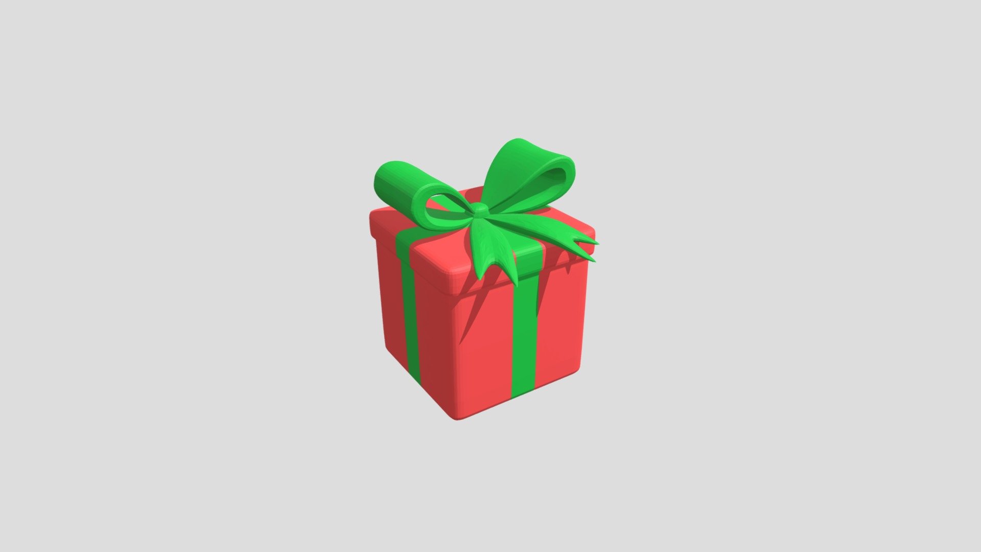 Present Box 3d model