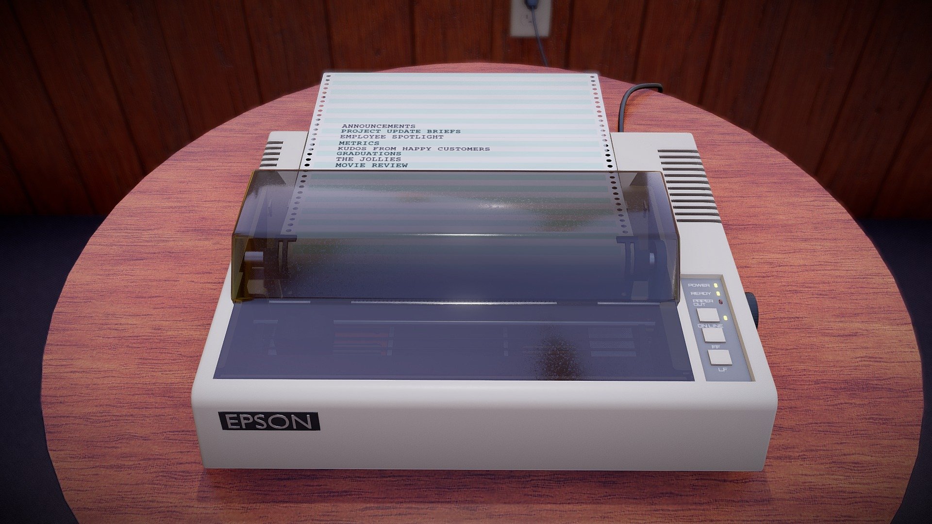 Epson MX-80 3d model