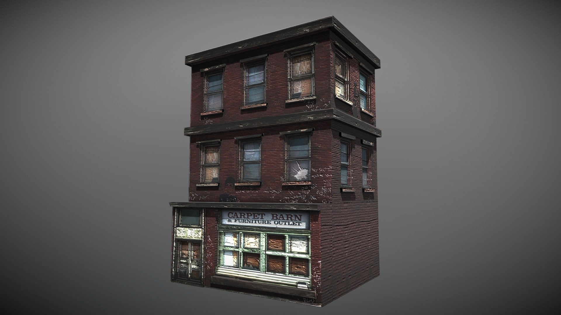 old building 3d model