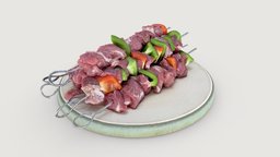 Lamb skewers (shashlik)