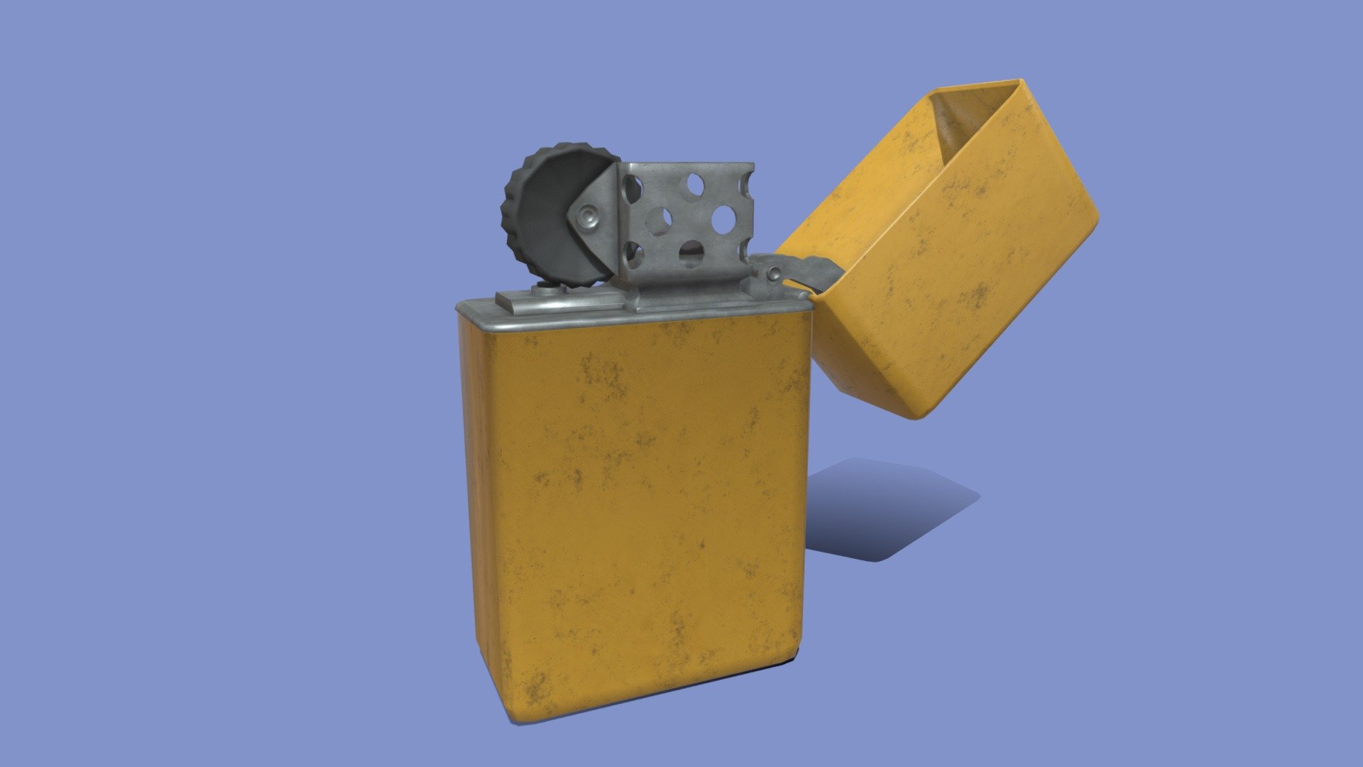 Lighter (Rigged) 3d model