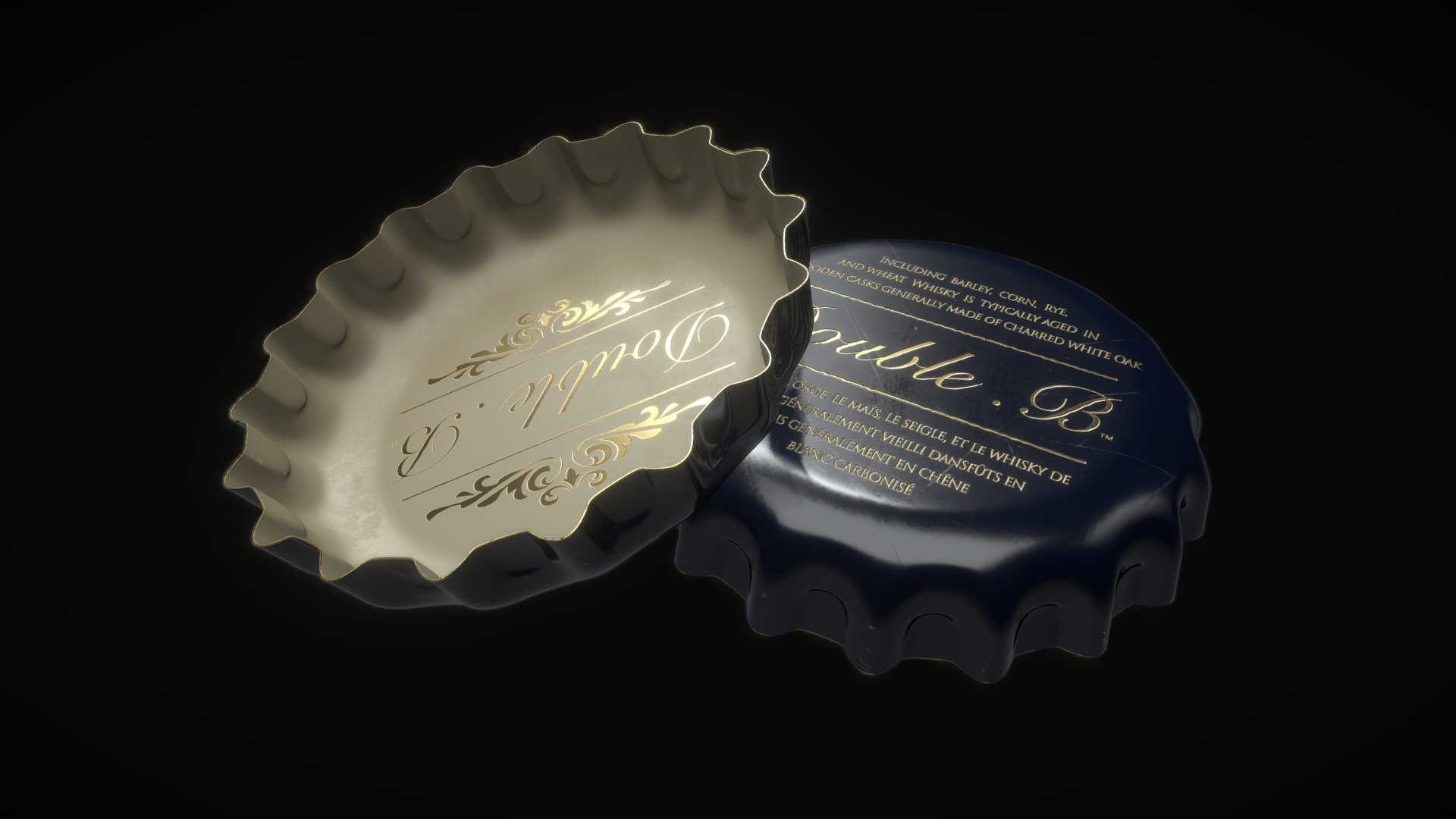 Bottle Caps 3d model